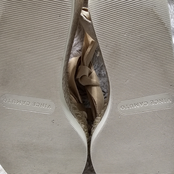 Vince Camuto Shoes Womens 9 M Beige Espadrille Platform‎ Wedge Sandals Brisshel - Picture 7 of 10